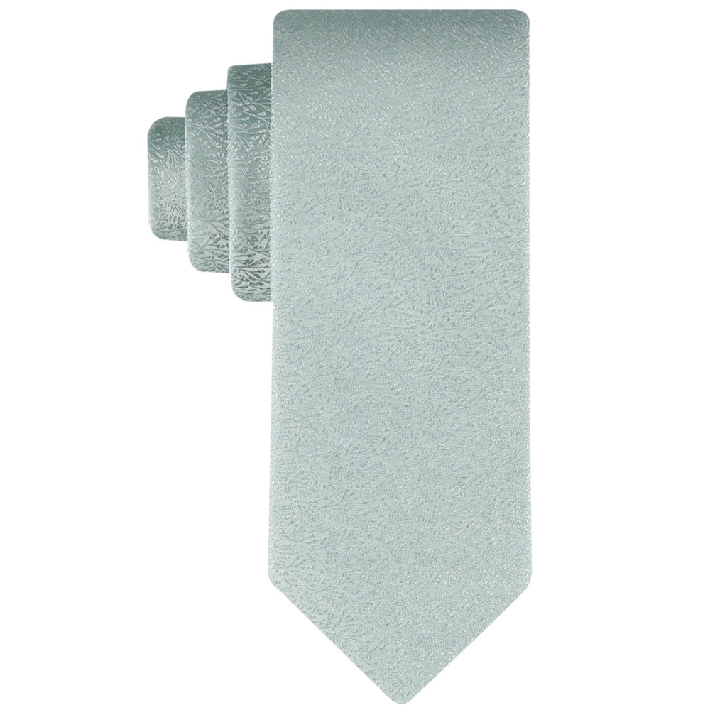 Calvin Klein Men Birdie Floral Tie Sage